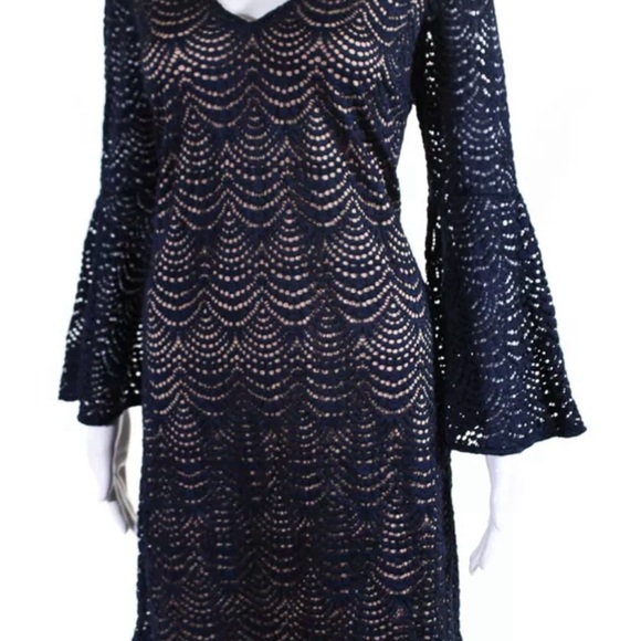 Lilly Pulitzer navy blue dress nwt perfect large - Picture 8 of 8